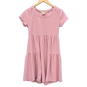 NWT Roller Coaster Pink cottage coquette demure dress M blush girly dainty